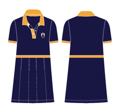Polo Dress - Navy